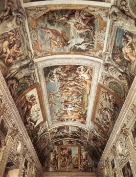 barroco Painting - Fresco del techo de Farnese barroco Annibale Carracci